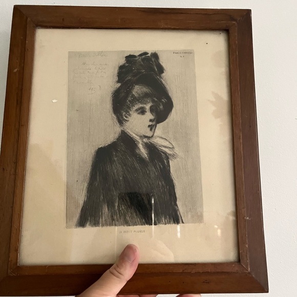 Portrait Parisian 1900 woman by Henri Boutet - Picture 3 of 7